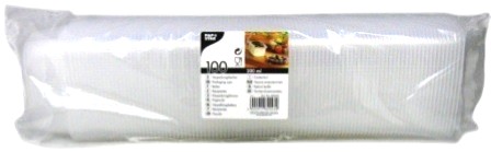 x100 plast bakjes 200ml papstar 10.8x8.1cm